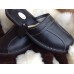 Slipper, Leather (size : UK44)